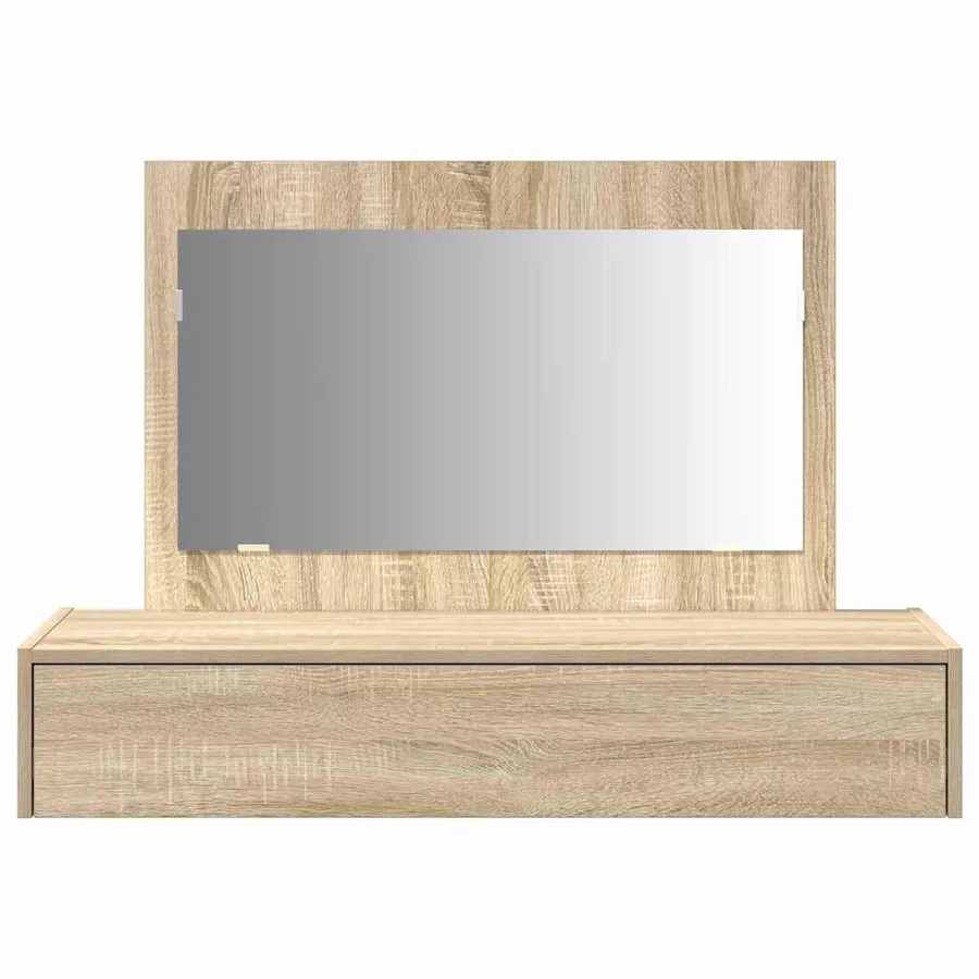 Table de Toilette Marron 100 x 40 x 70 cm Bois d'ingénierie - 6