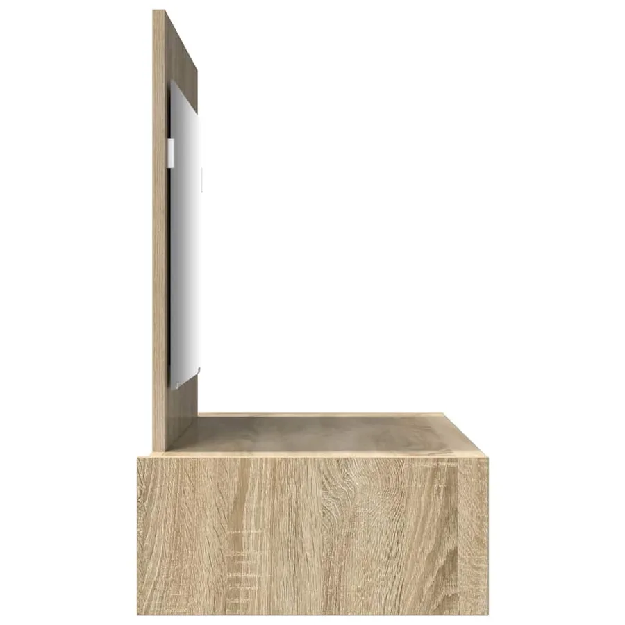 Table de Toilette Marron 100 x 40 x 70 cm Bois d'ingénierie - 7