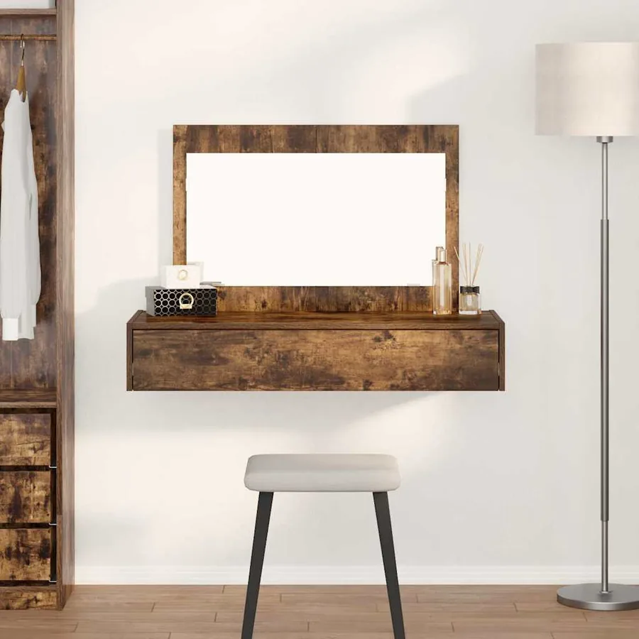 Table de Toilette Marron 100 x 40 x 70 cm Bois d'ingénierie