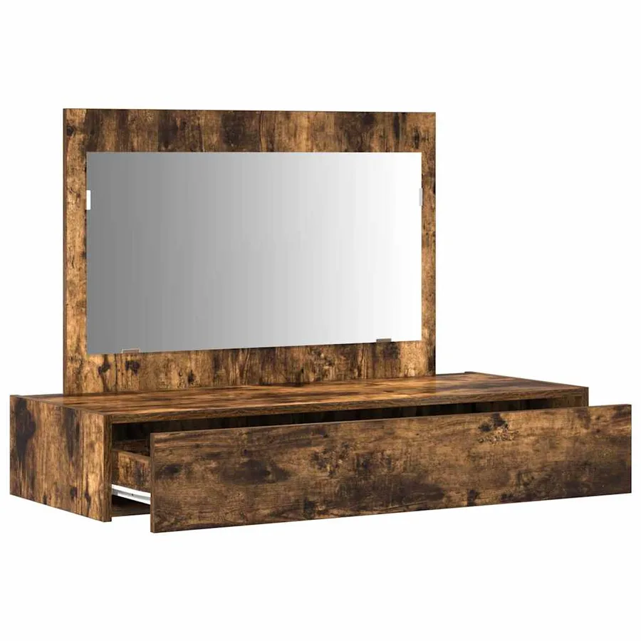 Table de Toilette Marron 100 x 40 x 70 cm Bois d'ingénierie - 5