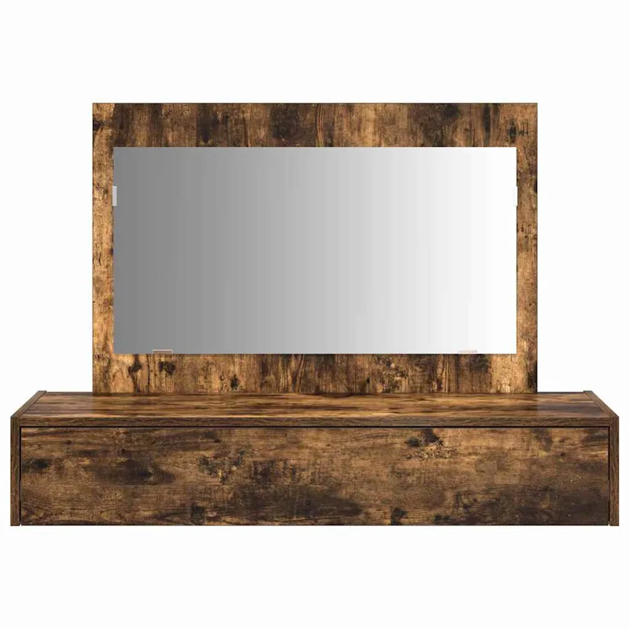 Table de Toilette Marron 100 x 40 x 70 cm Bois d'ingénierie - 6