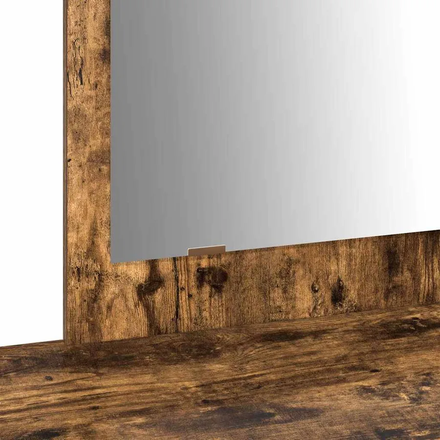 Table de Toilette Marron 100 x 40 x 70 cm Bois d'ingénierie - 8