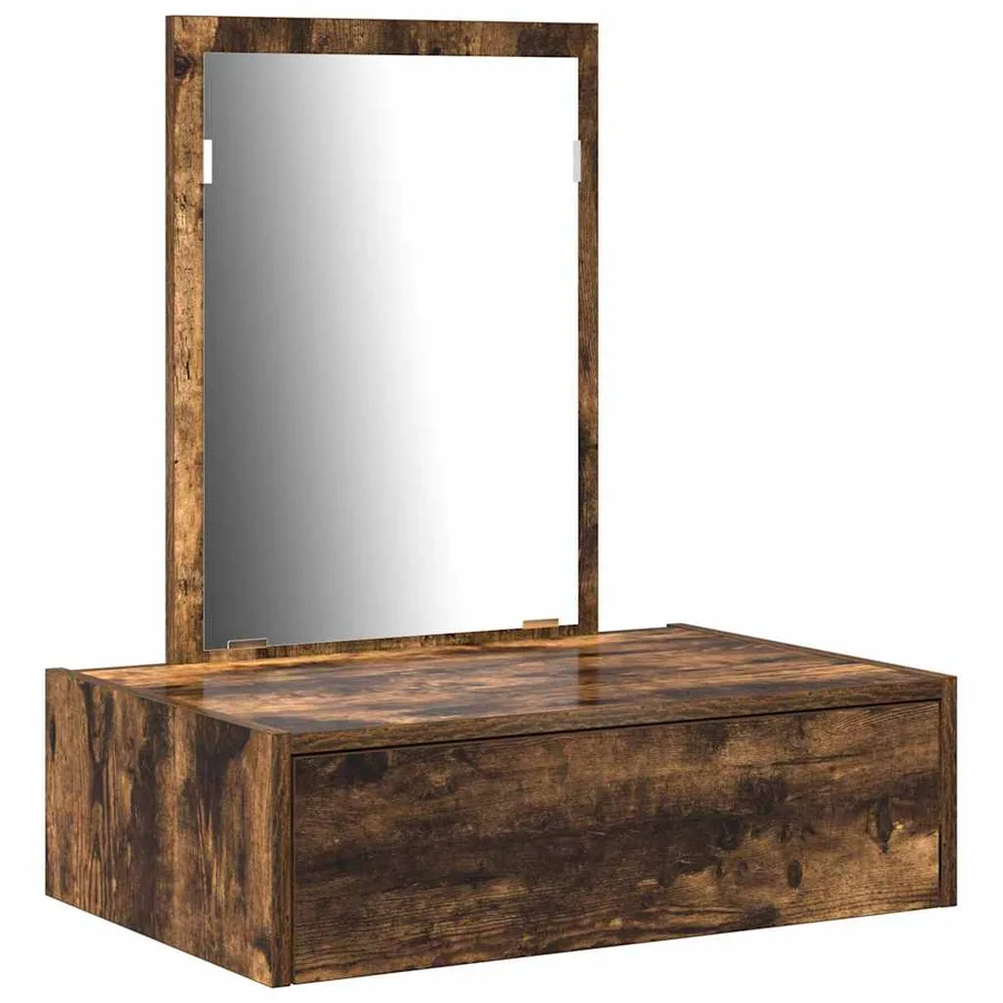 Table de Toilette Marron 60 x 40 x 70 cm Bois d'ingénierie - 2