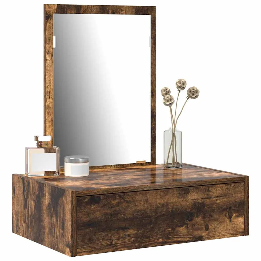 Table de Toilette Marron 60 x 40 x 70 cm Bois d'ingénierie - 3