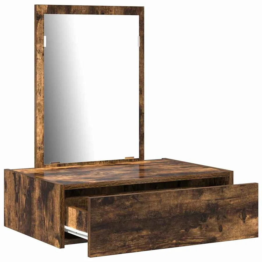 Table de Toilette Marron 60 x 40 x 70 cm Bois d'ingénierie - 5