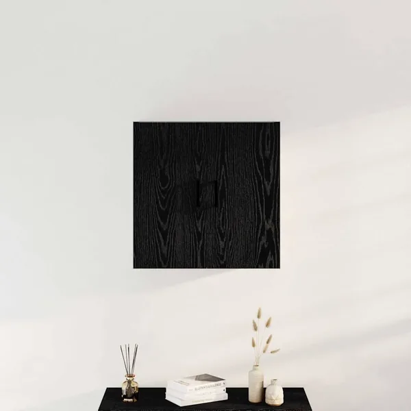 Meuble mural Chêne noir 60 x 31 x 60 cm Bois d'ingénierie