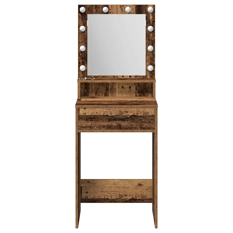 Table de Toilette avec tiroir Bois ancien 50 x 41 x 135 cm - 5