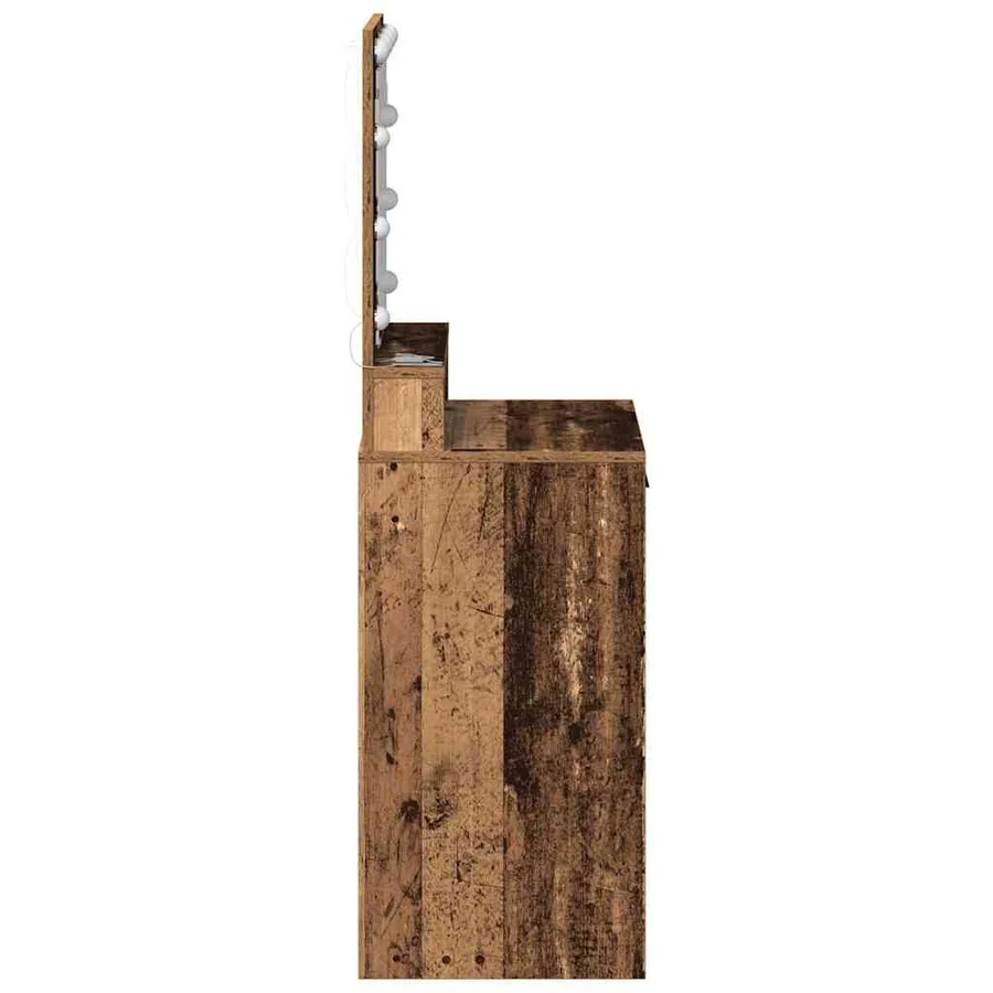Table de Toilette avec tiroir Bois ancien 50 x 41 x 135 cm - 6