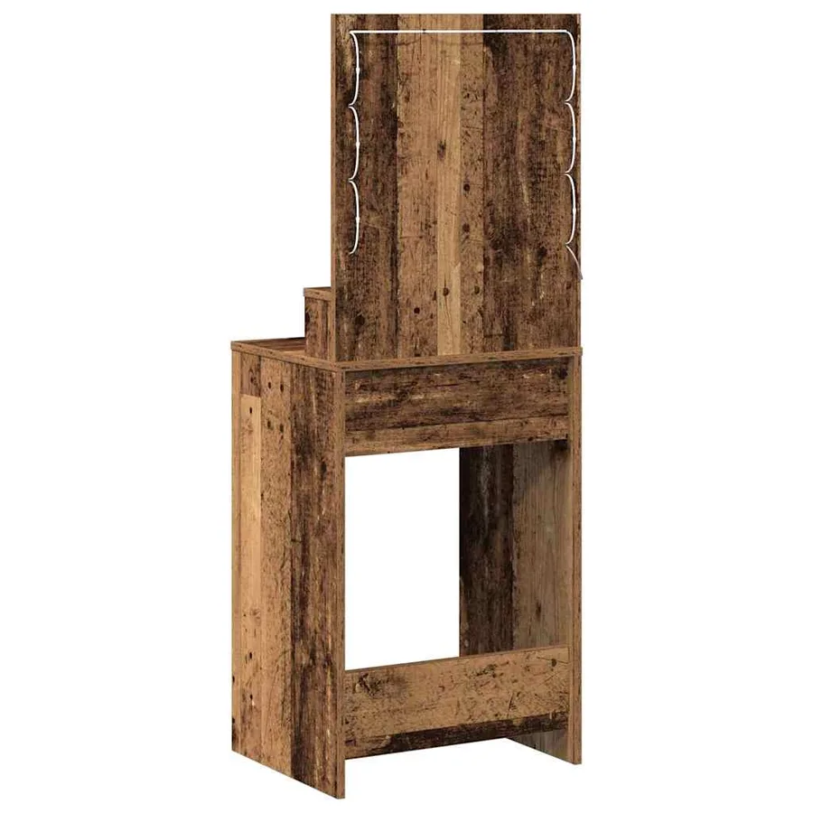 Table de Toilette avec tiroir Bois ancien 50 x 41 x 135 cm - 7