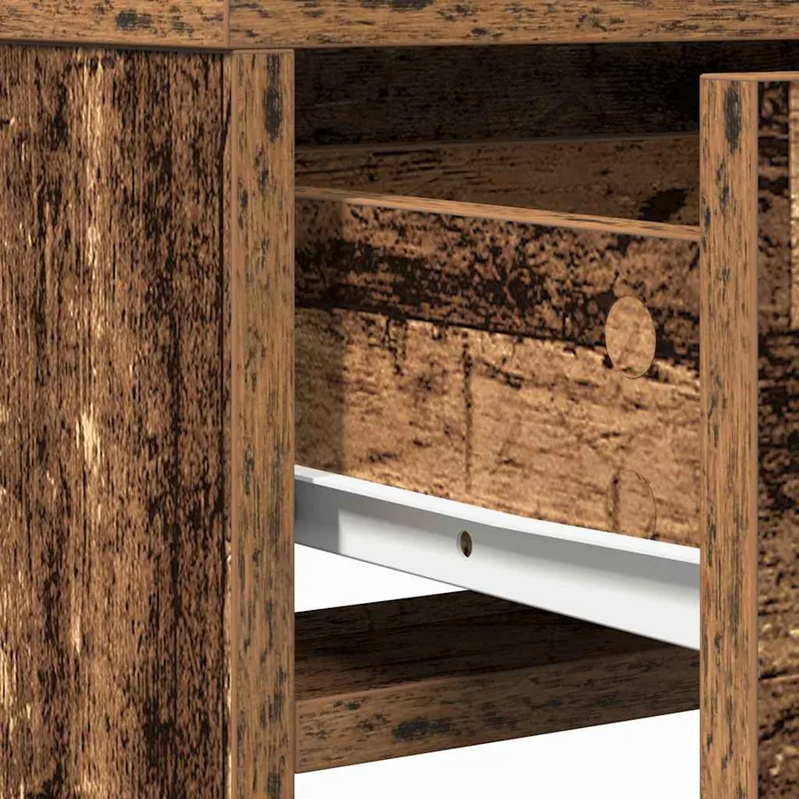 Table de Toilette avec tiroir Bois ancien 50 x 41 x 135 cm - 8