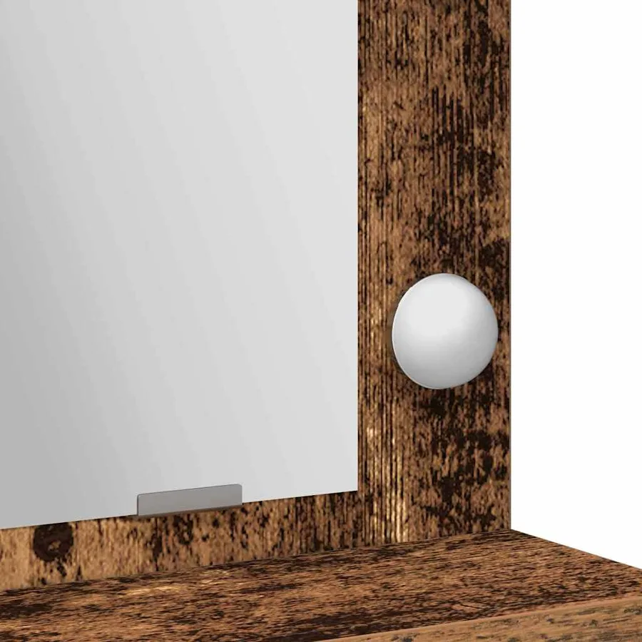 Table de Toilette avec tiroir Bois ancien 50 x 41 x 135 cm - 9
