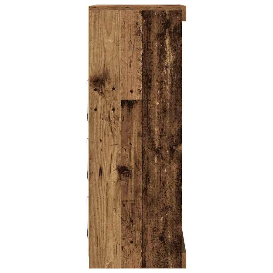 Buffet LED Bois ancien 60,5 x 37 x 100 cm Bois d'ingénierie - 7