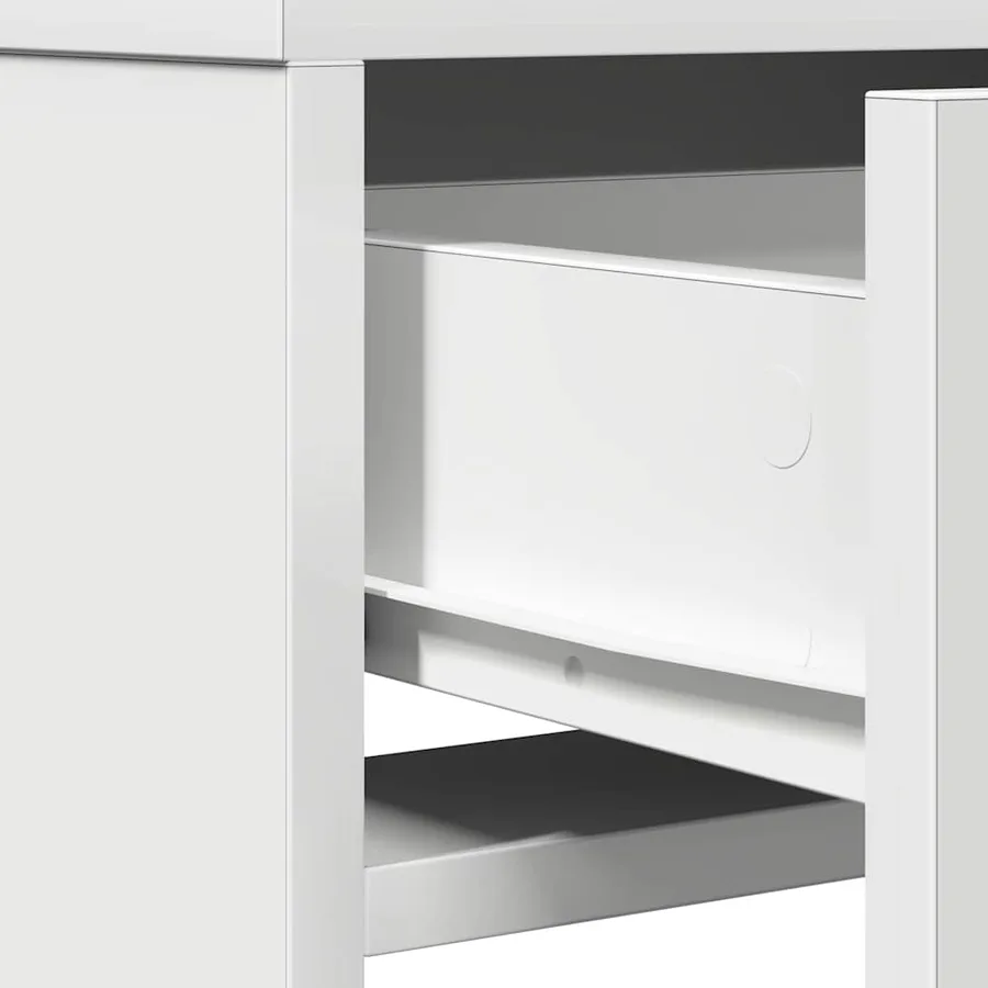 Table de Toilette Blanc 50 x 41 x 135 cm Bois d'ingénierie - 8