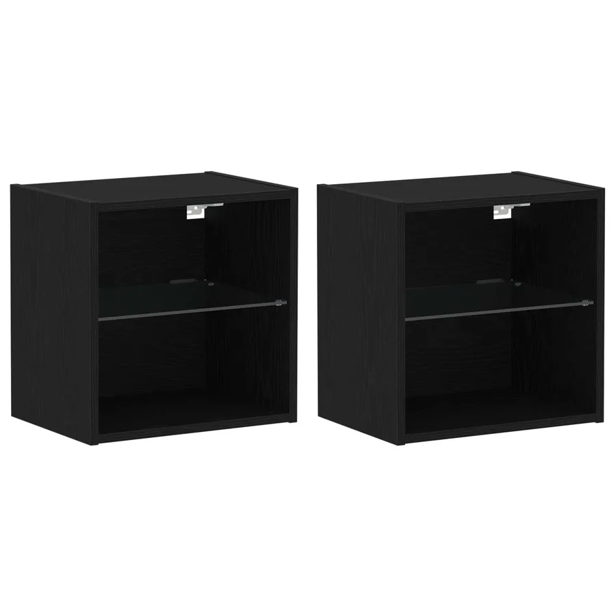 Ensemble meuble TV 8 pcs Chêne noir Bois d'ingénierie - 6