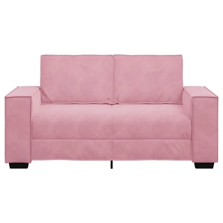 Canapé à 2 places Rose 160x78x84 cm Velours - 4