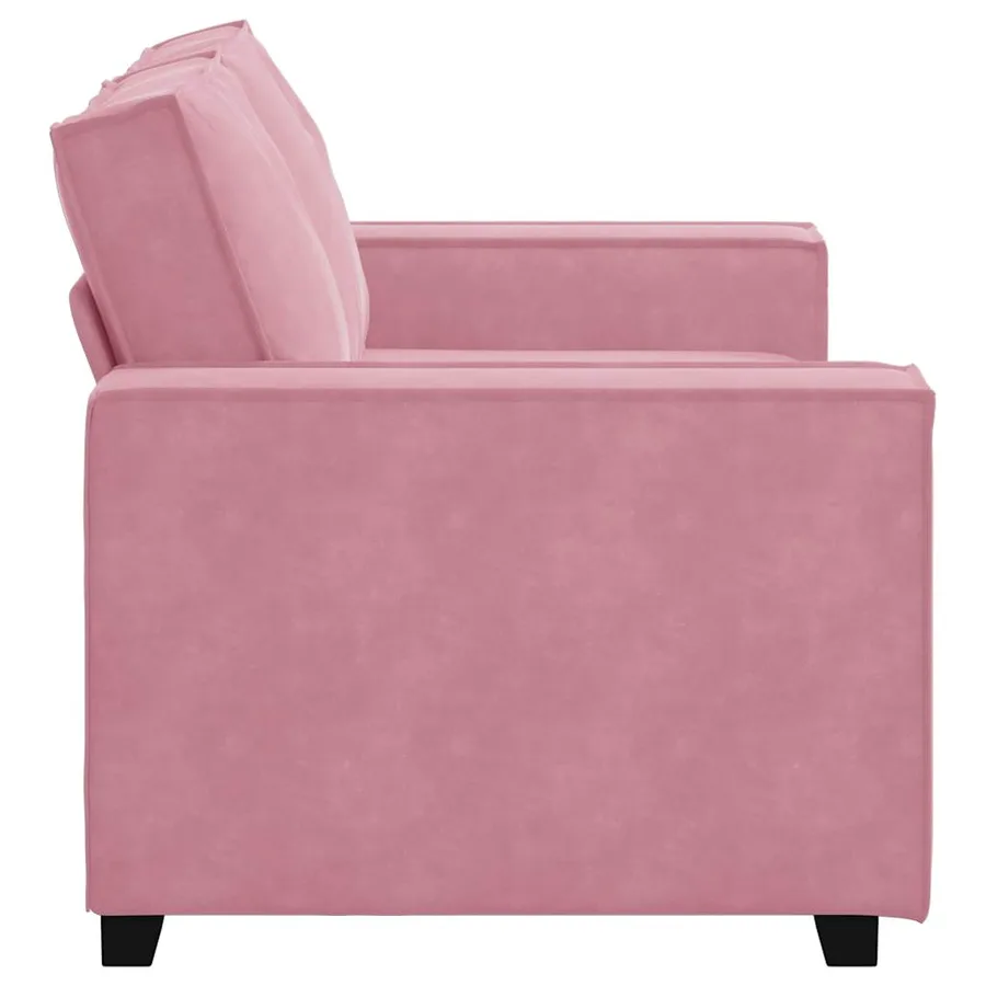 Canapé à 2 places Rose 160x78x84 cm Velours - 5