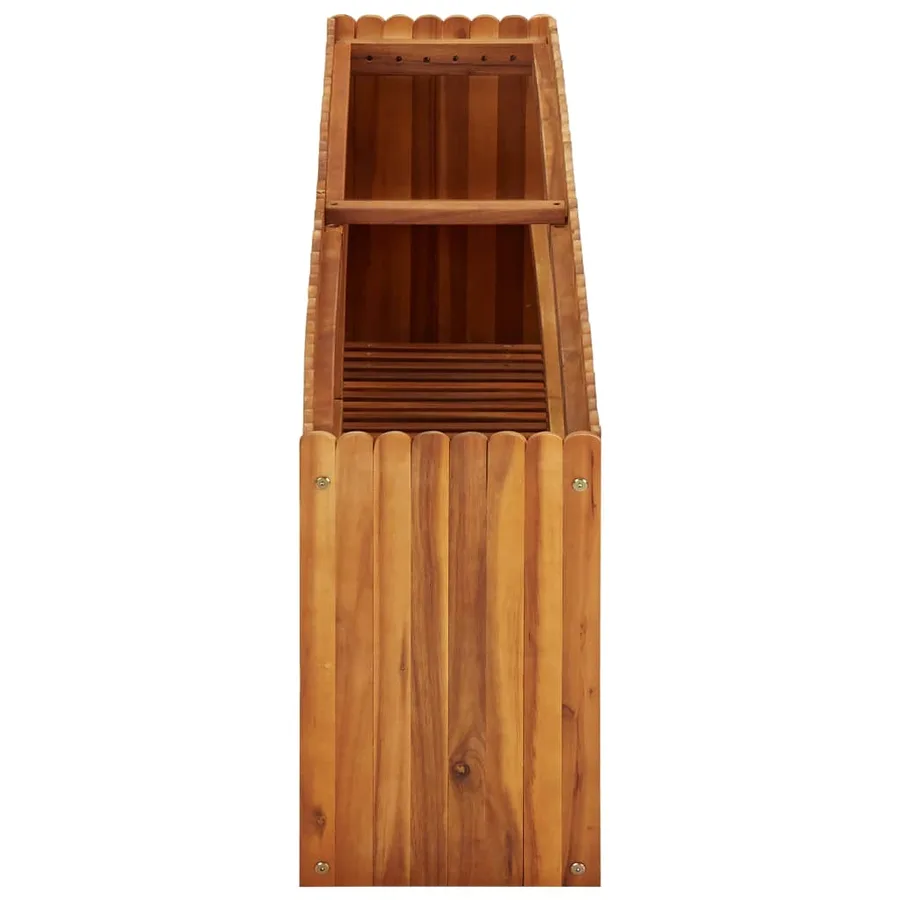 Lit surélevé de jardin 150x30x50 cm Bois massif d'acacia - 3