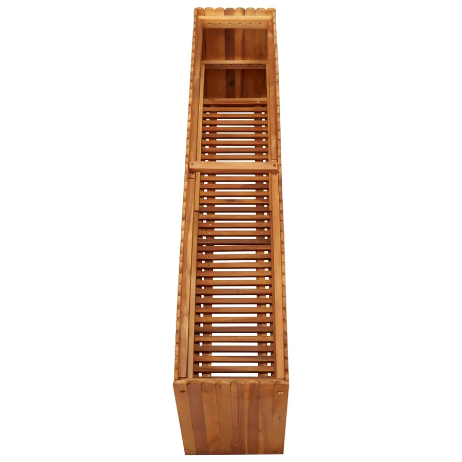 Lit surélevé de jardin 150x30x50 cm Bois massif d'acacia - 4