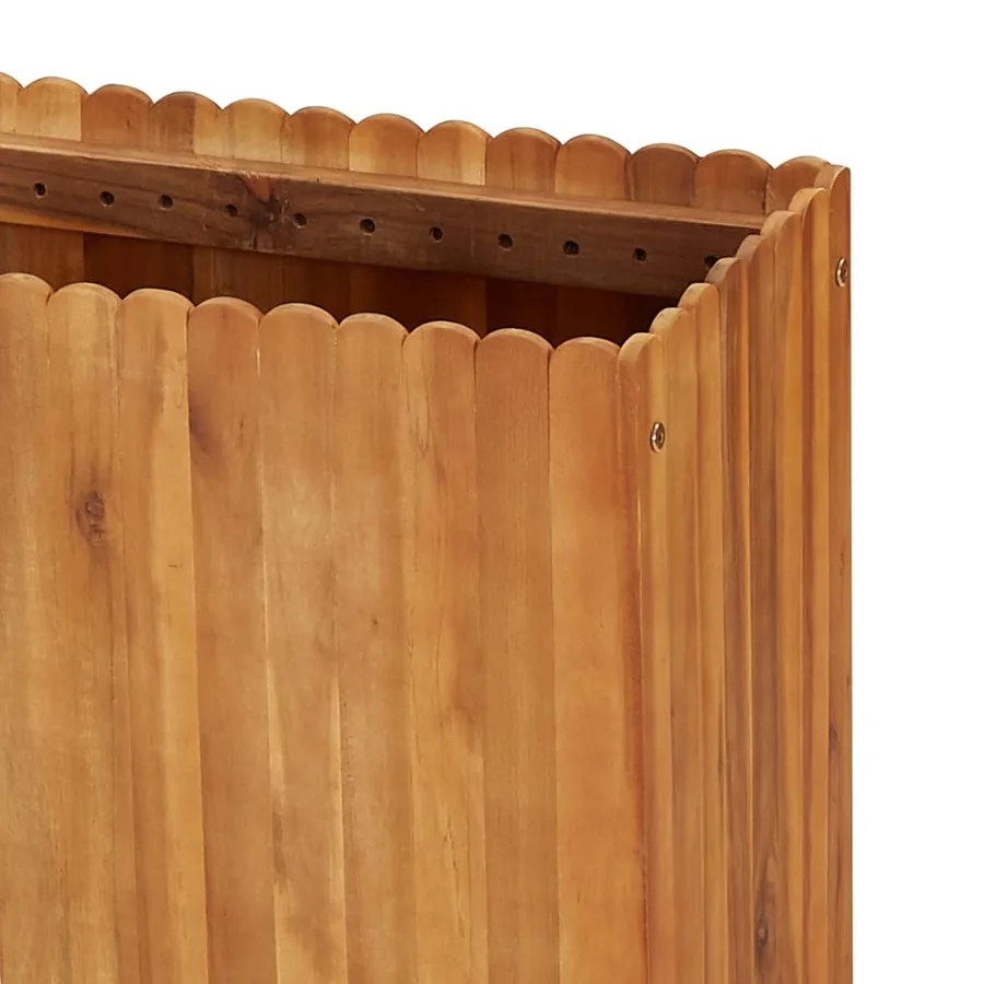 Lit surélevé de jardin 150x30x50 cm Bois massif d'acacia - 5