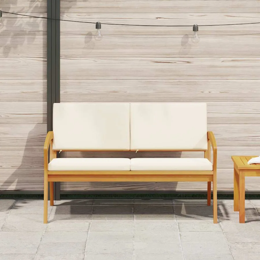 Banc de jardin Huile Naturelle Bois d'Acacia Massif - 3