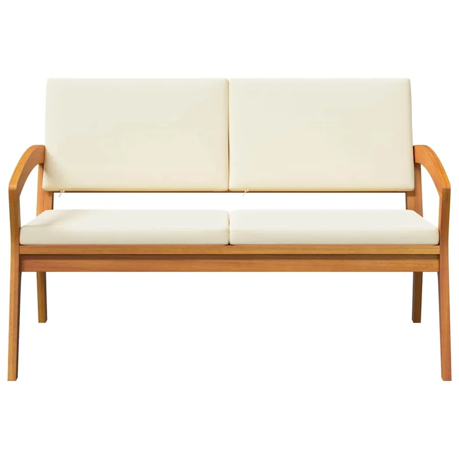 Banc de jardin Huile Naturelle Bois d'Acacia Massif - 5
