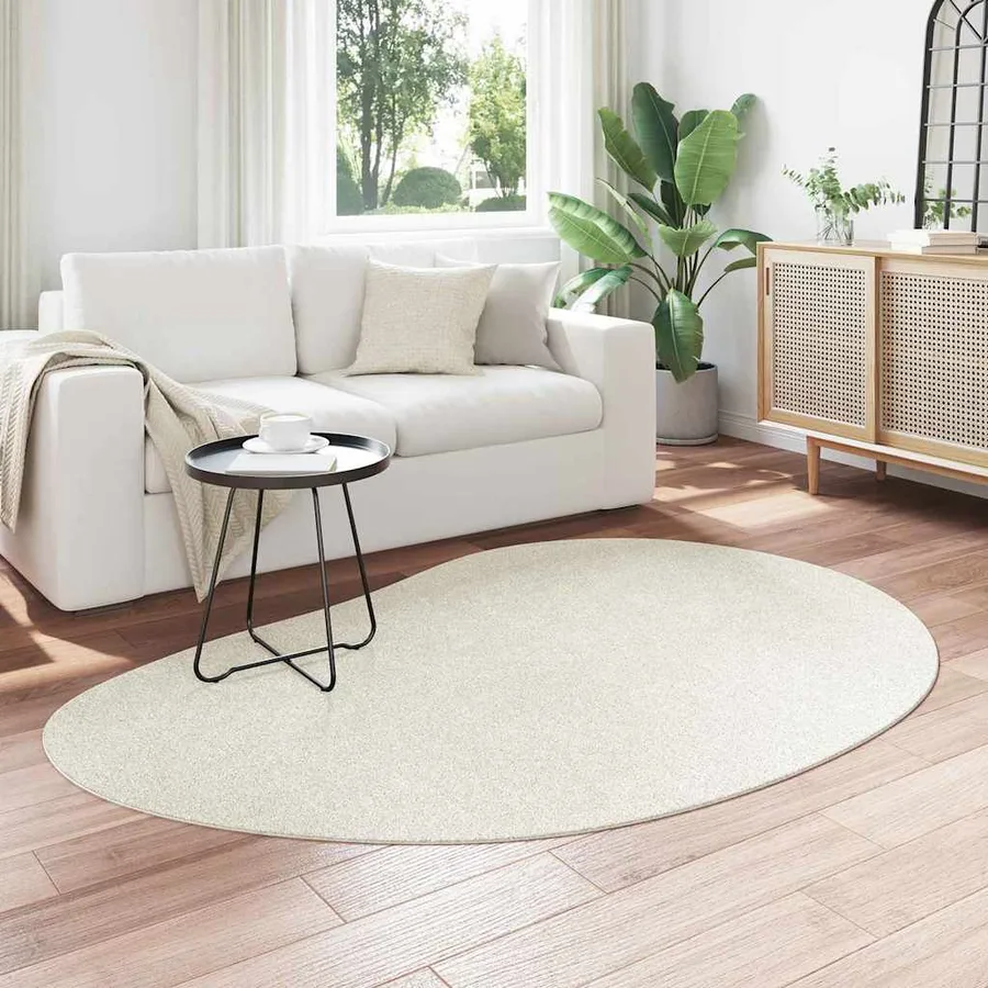 Tapis de surface HUARTE Crème 140 x 200 cm Polyester - 3