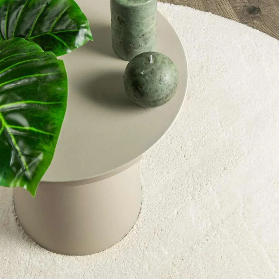 Tapis de surface HUARTE Crème 100 x 200 cm Polyester - 6