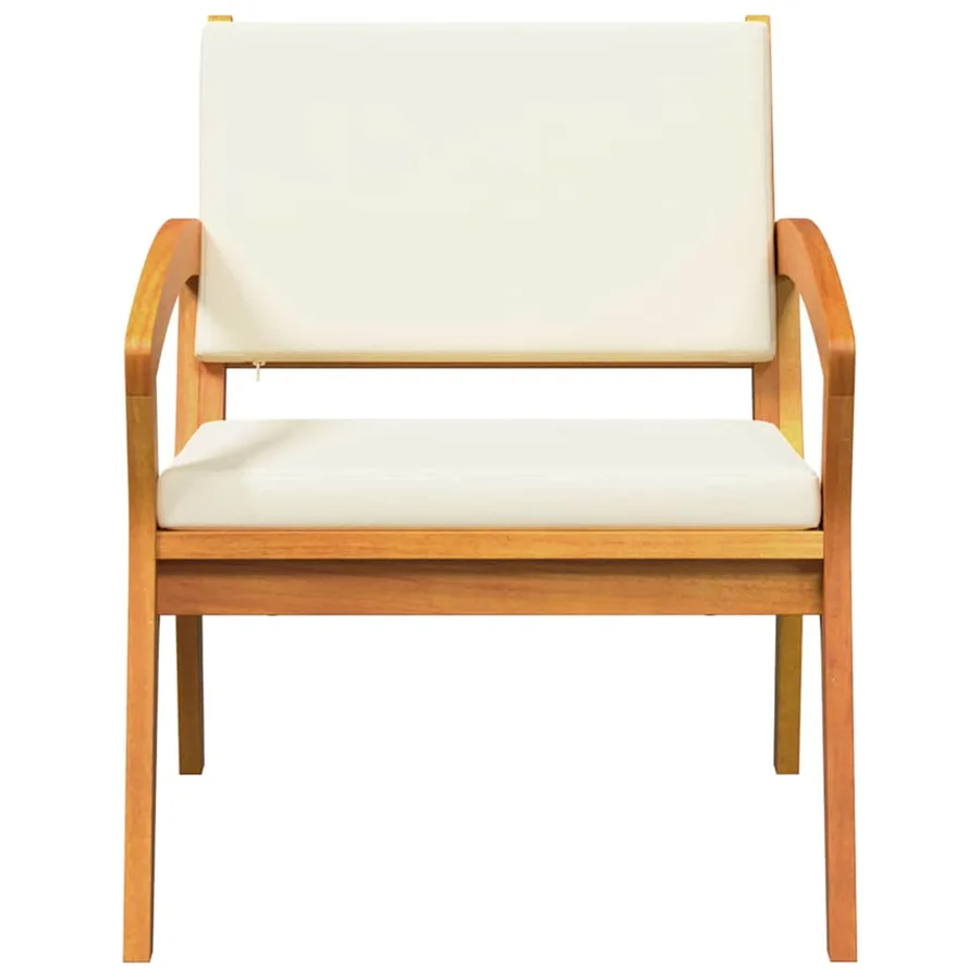Chaise de jardin 2 pcs Huile Naturelle Bois d'Acacia Massif - 6