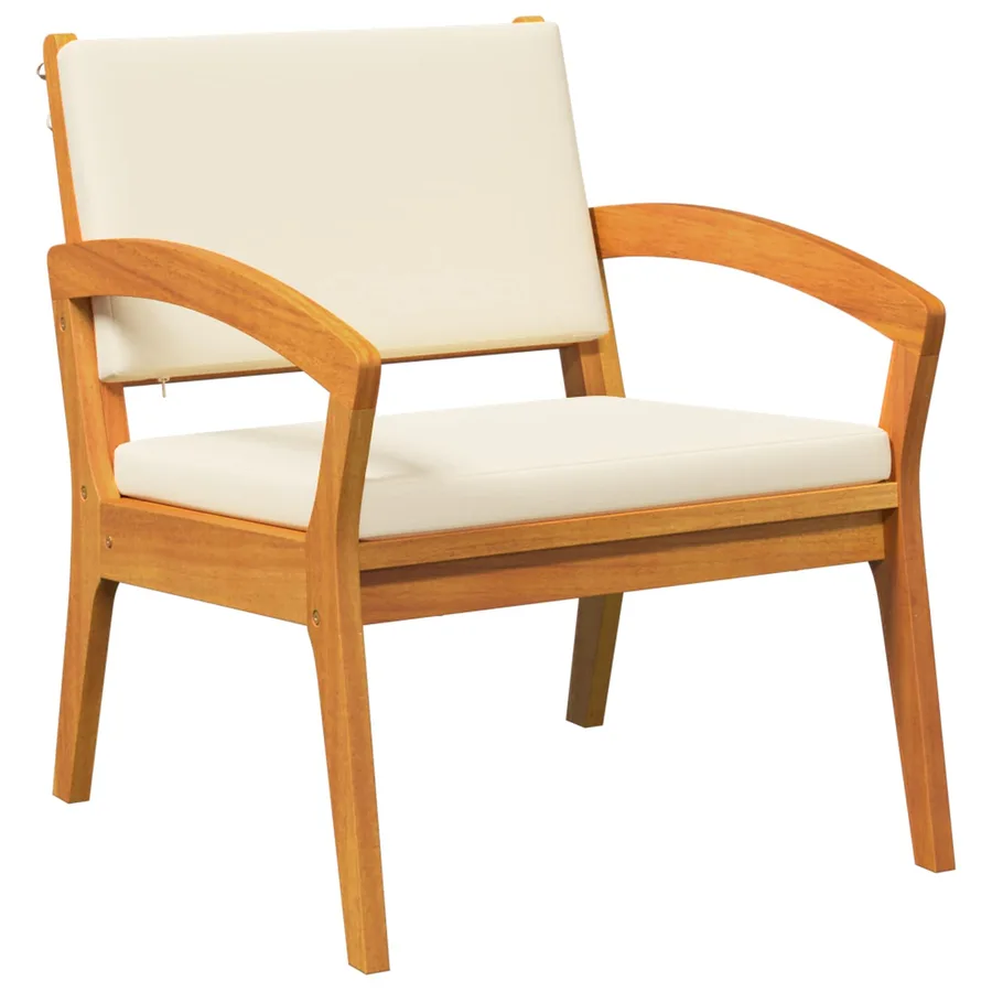 Ensemble bistrot avec coussin 5 pcs Marron Polyester - 5