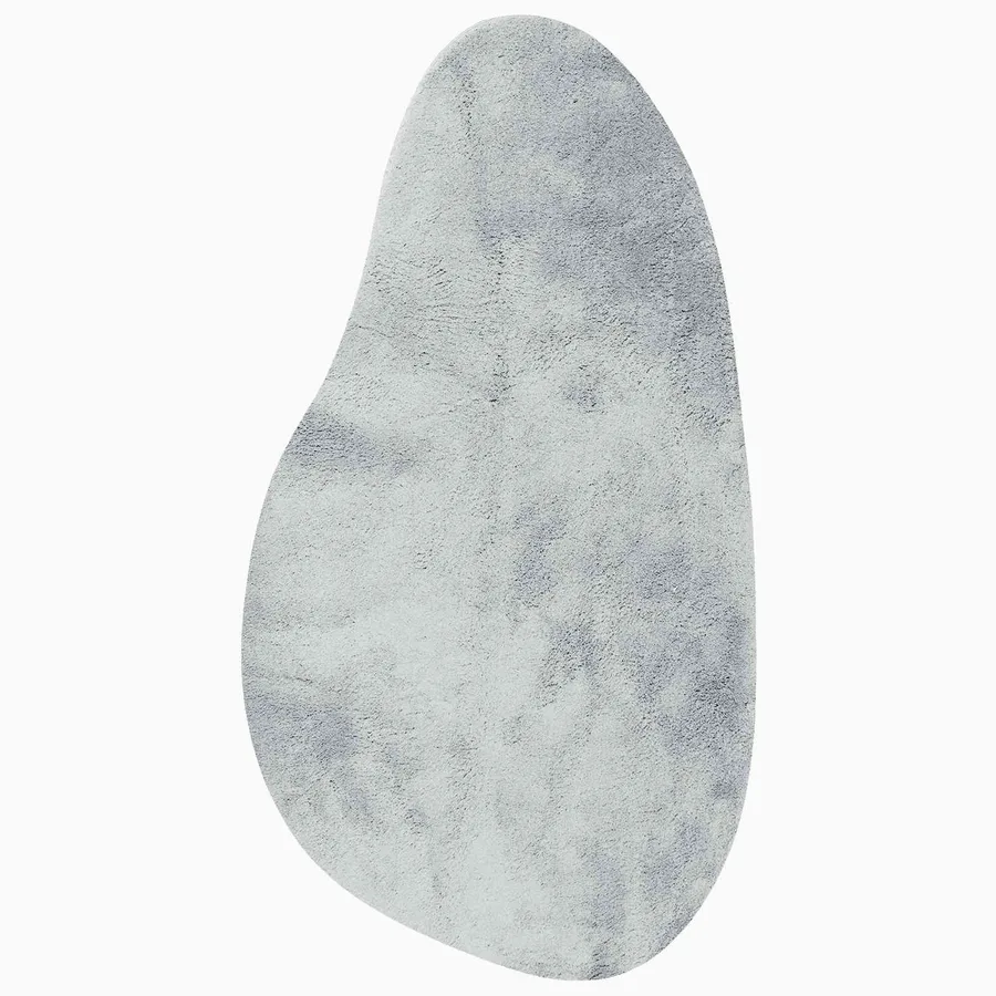 Tapis de surface HUARTE Gris 100 x 200 cm Polyester - 2