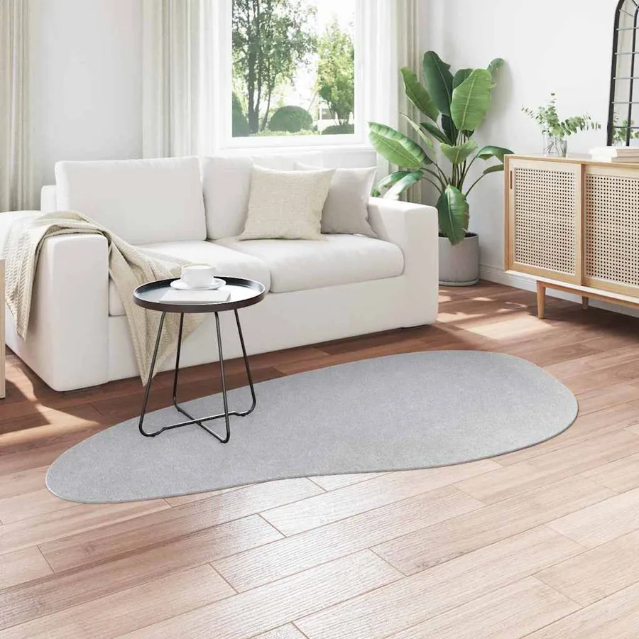 Tapis de surface HUARTE Gris 100 x 200 cm Polyester - 3
