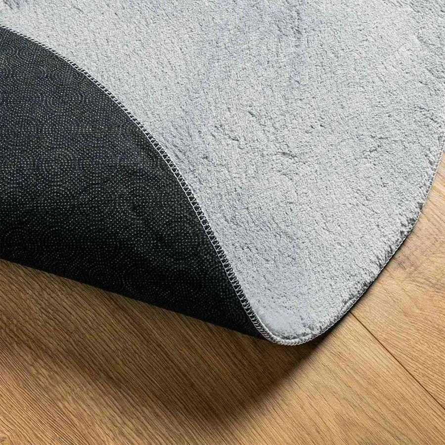 Tapis de surface HUARTE Gris 100 x 200 cm Polyester - 5