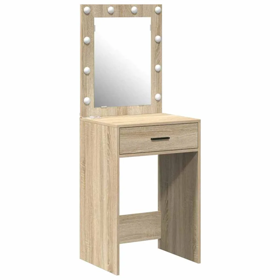 Table de Toilette avec tiroir Chêne Sonoma 50 x 41 x 135 cm - 2