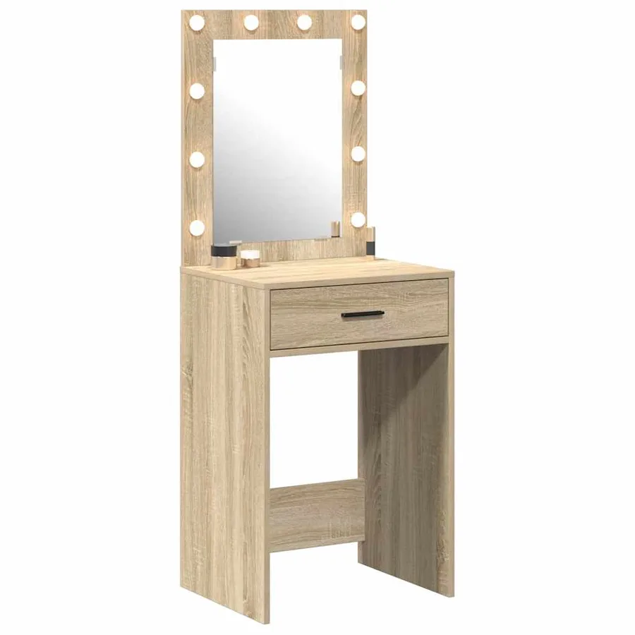 Table de Toilette avec tiroir Chêne Sonoma 50 x 41 x 135 cm - 3