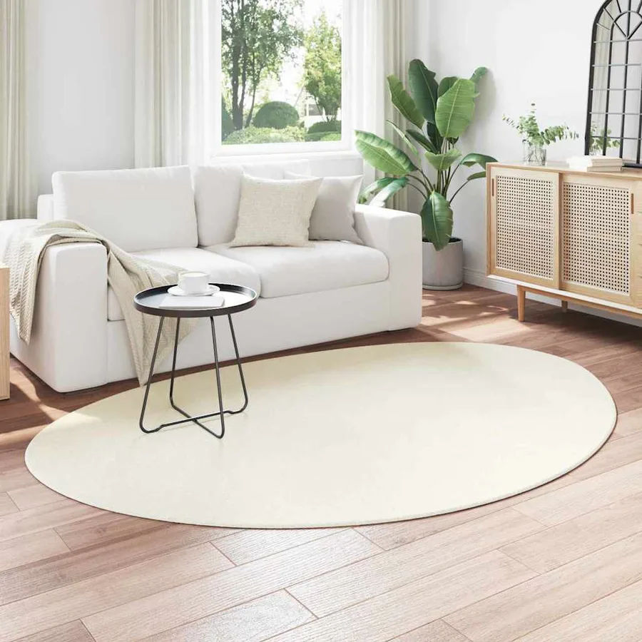 Tapis de surface HUARTE Crème 140 x 200 cm Polyester - 3