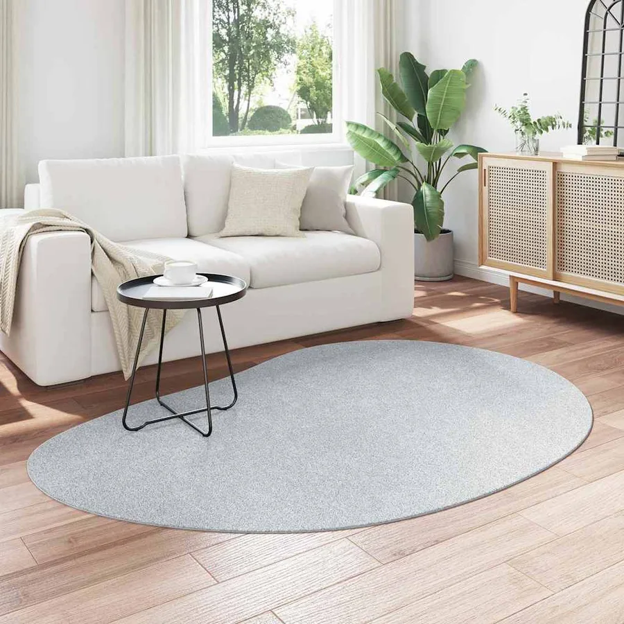 Tapis de surface HUARTE Gris 140 x 200 cm Polyester - 3