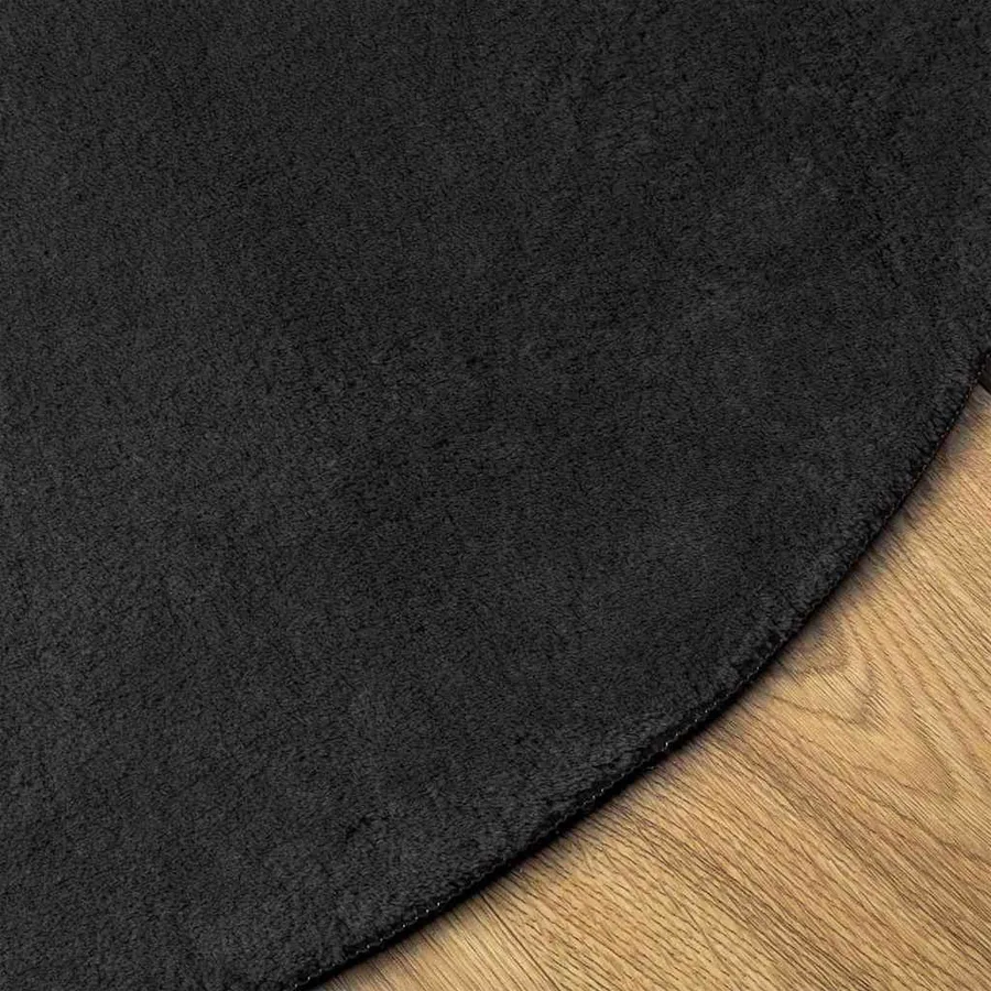 Tapis de surface HUARTE Noir 100 x 200 cm Polyester - 4