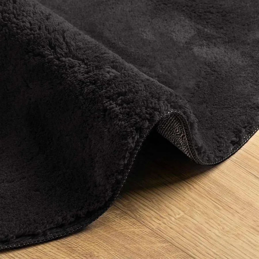 Tapis de surface HUARTE Noir 100 x 200 cm Polyester - 7