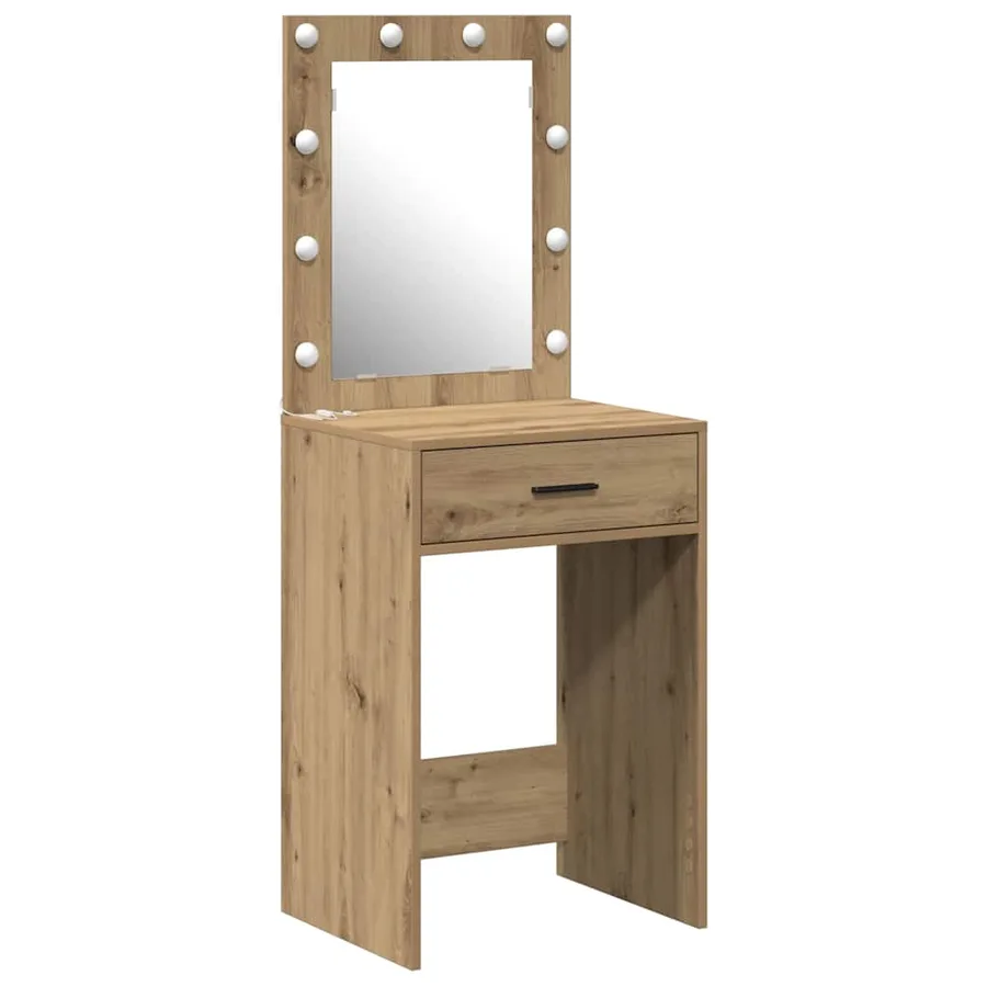 Table de Toilette Chêne artisanal 50 x 41 x 135 cm - 2