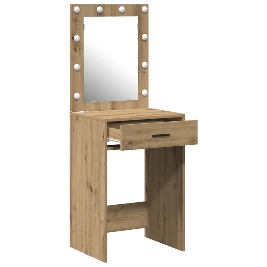 Table de Toilette Chêne artisanal 50 x 41 x 135 cm - 4