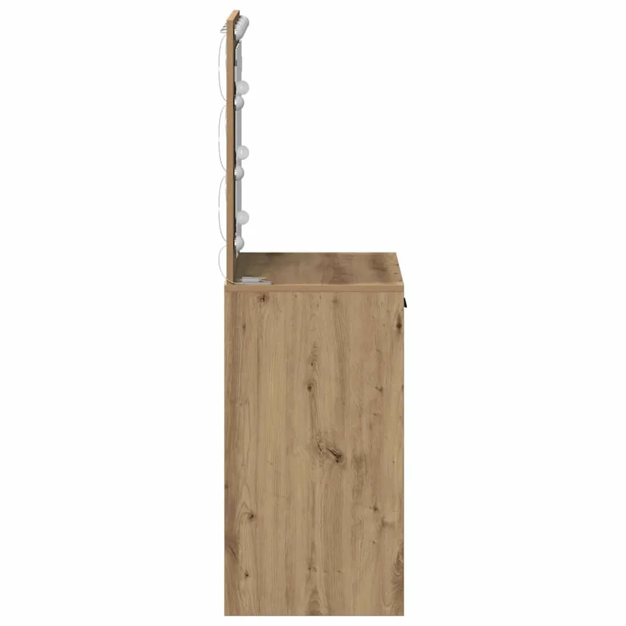 Table de Toilette Chêne artisanal 50 x 41 x 135 cm - 6
