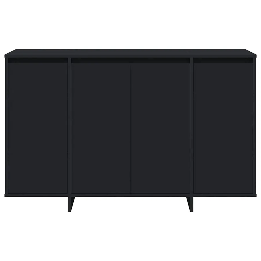 Buffet Noir 120 x 41 x 75 cm Bois d'ingénierie - 6