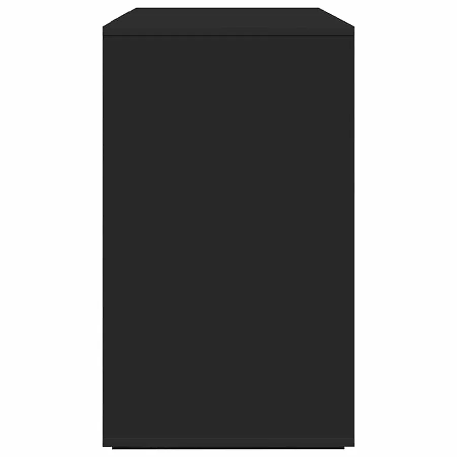Buffet Noir 120 x 41 x 75 cm Bois d'ingénierie - 7