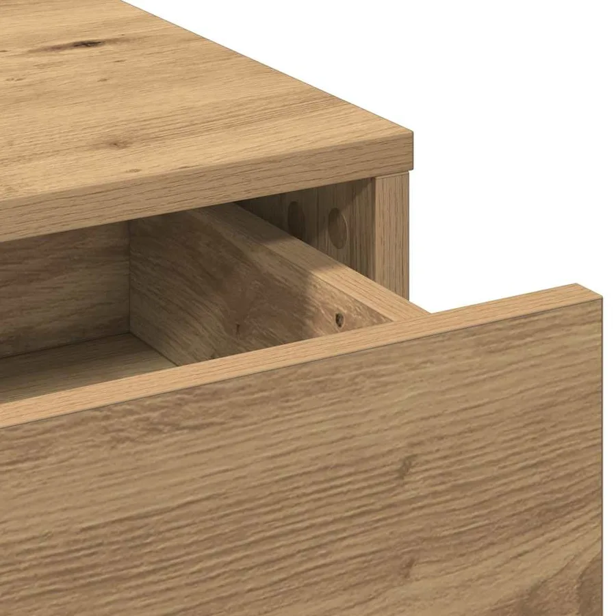 Table de Toilette Chêne artisanal 50 x 41 x 140 cm - 9