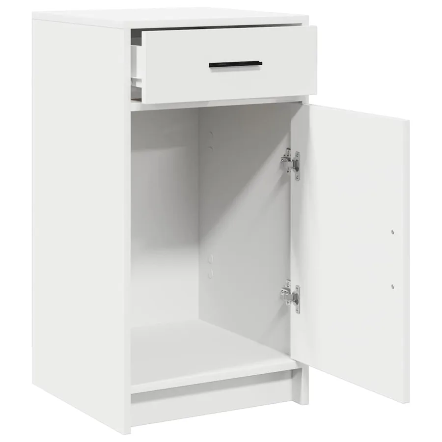 Buffet avec tiroir Blanc 40 x 40.5 x 75 cm Bois d'ingénierie - 5