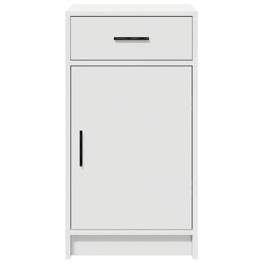 Buffet avec tiroir Blanc 40 x 40.5 x 75 cm Bois d'ingénierie - 7