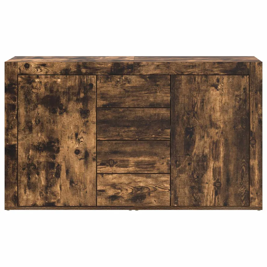 Buffet Chêne fumé 120 x 36 x 69 cm Bois d'ingénierie - 6