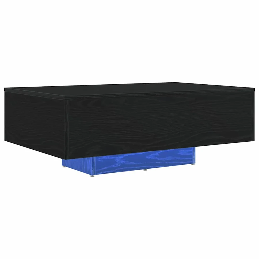 Table basse Chêne noir 85 x 55 x 31 cm Bois d'ingénierie - 4