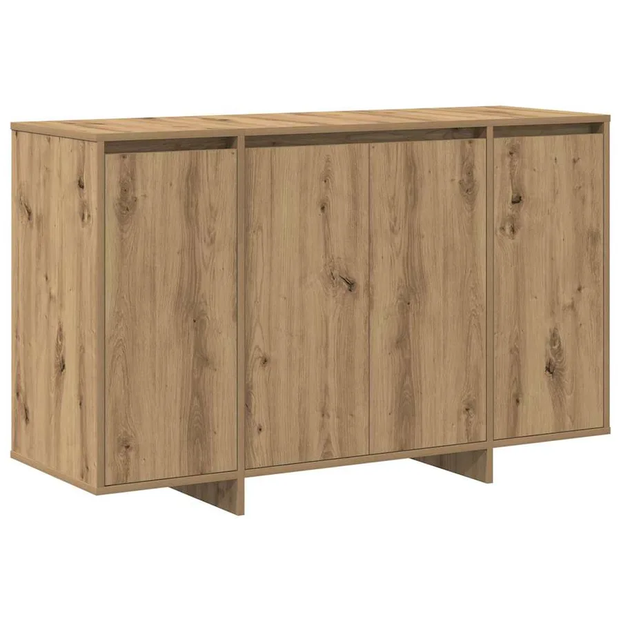 Buffet Chêne artisanal 120 x 41 x 75 cm Bois d'ingénierie - 2