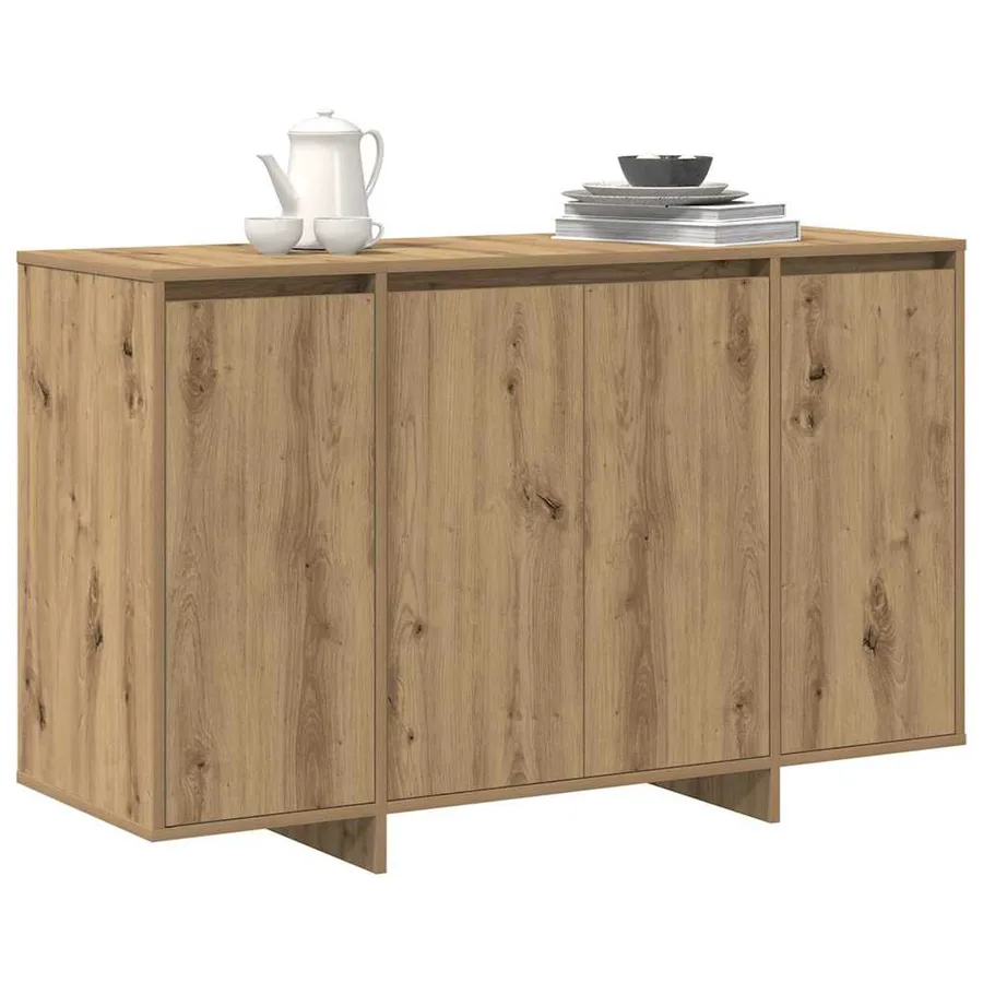 Buffet Chêne artisanal 120 x 41 x 75 cm Bois d'ingénierie - 3